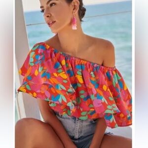 Sugar Lips Floral Off Shoulder Top